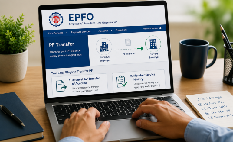 EPFO Introduces Two Easy Ways to Transfer Your PF Balance After Changing Jobs