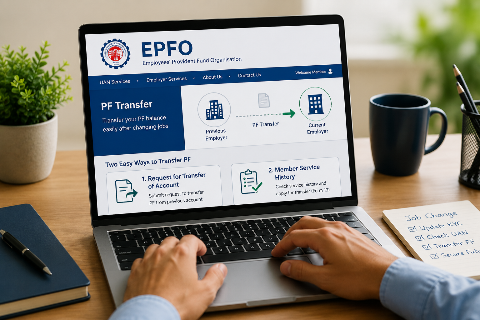 EPFO Introduces Two Easy Ways to Transfer Your PF Balance After Changing Jobs