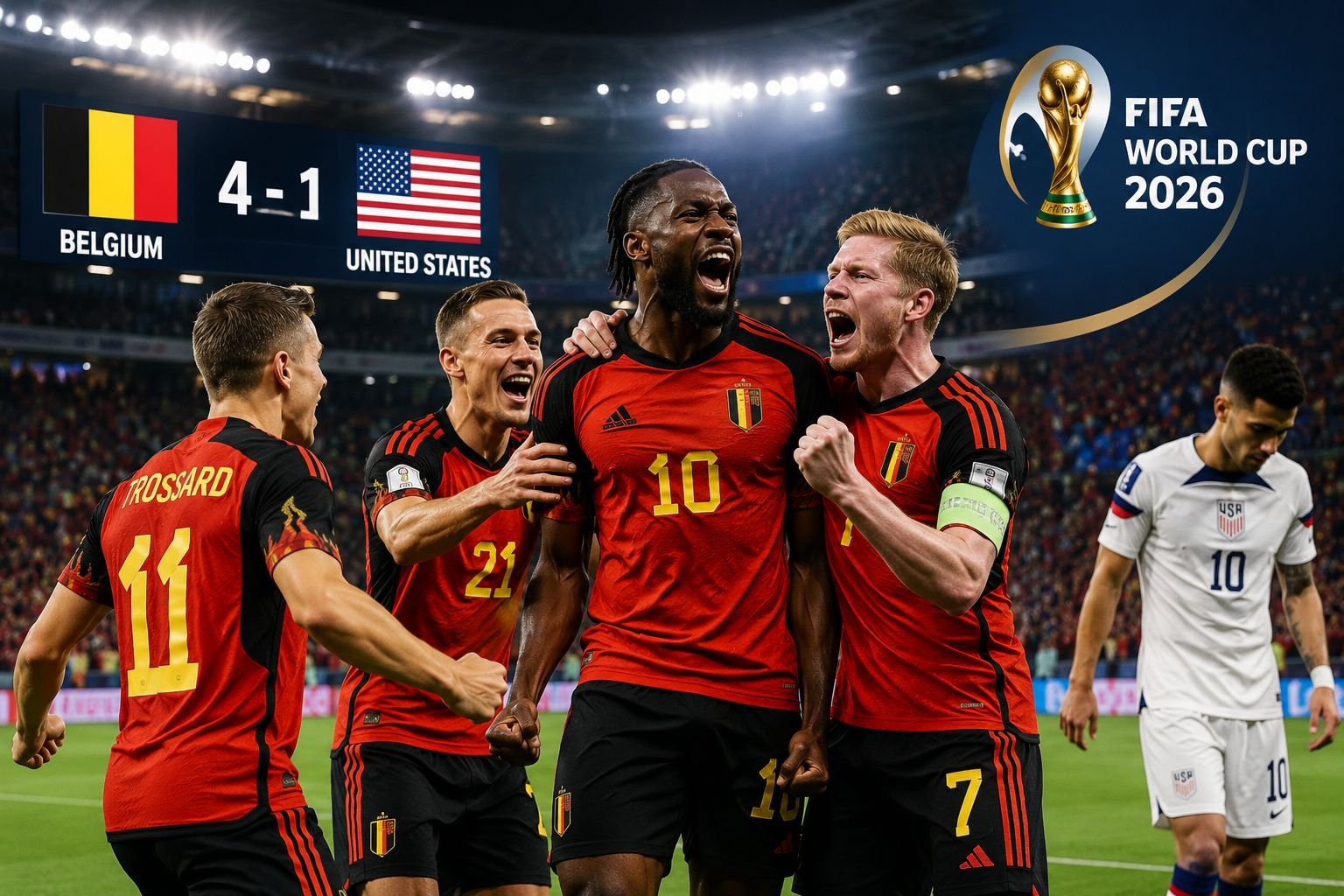 FIFA World Cup 2026: Belgium Knocks Out USA as Balogun Controversy Sparks Debate